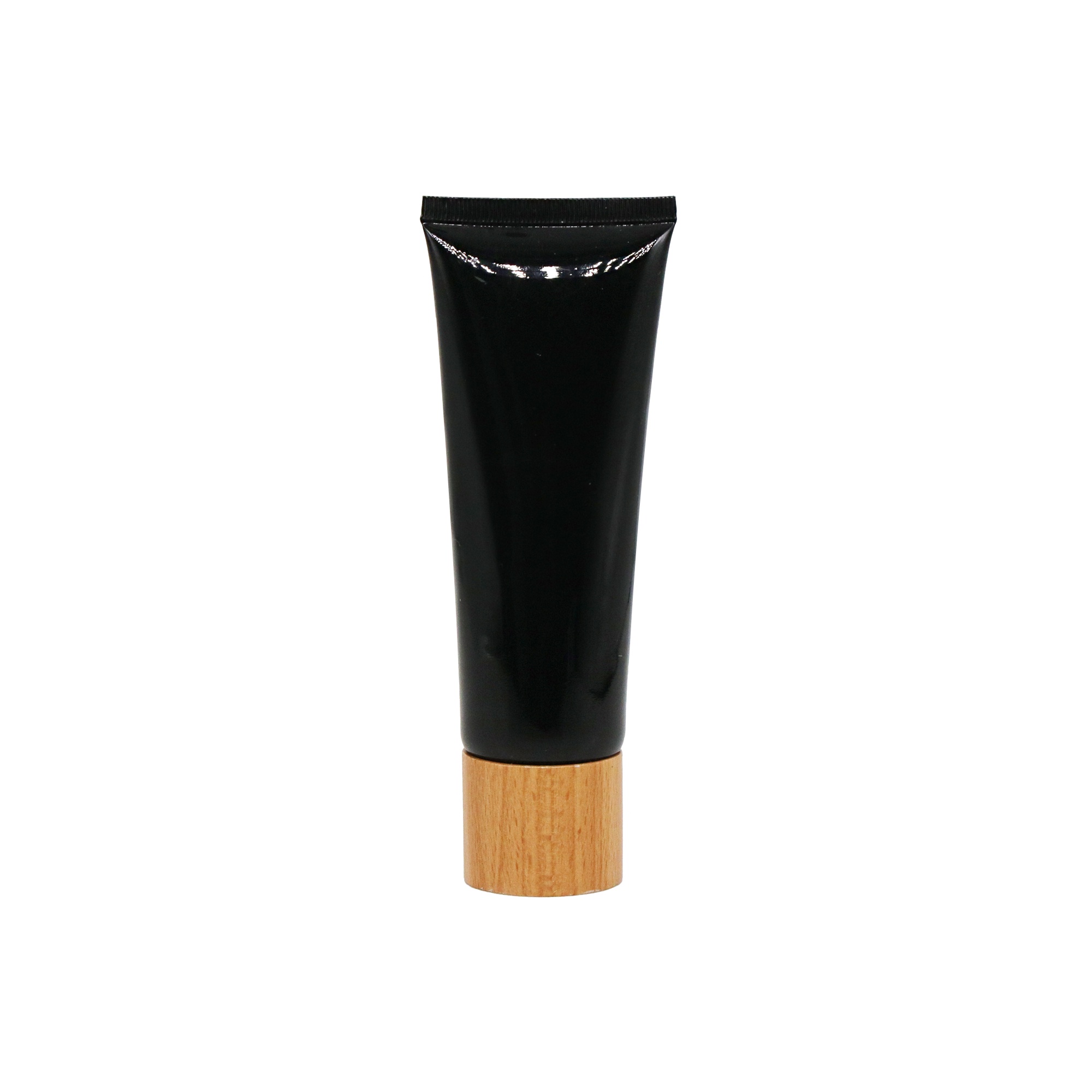 Refillable PE Squeeze Cream Tube with Bamboo Screw Lid for Cosmetic Sunscreen Shampoo Conditioner Refillable PE Squeeze Cream Tube with Bamboo Screw Lid for Cosmetic Sunscreen Shampoo Conditioner