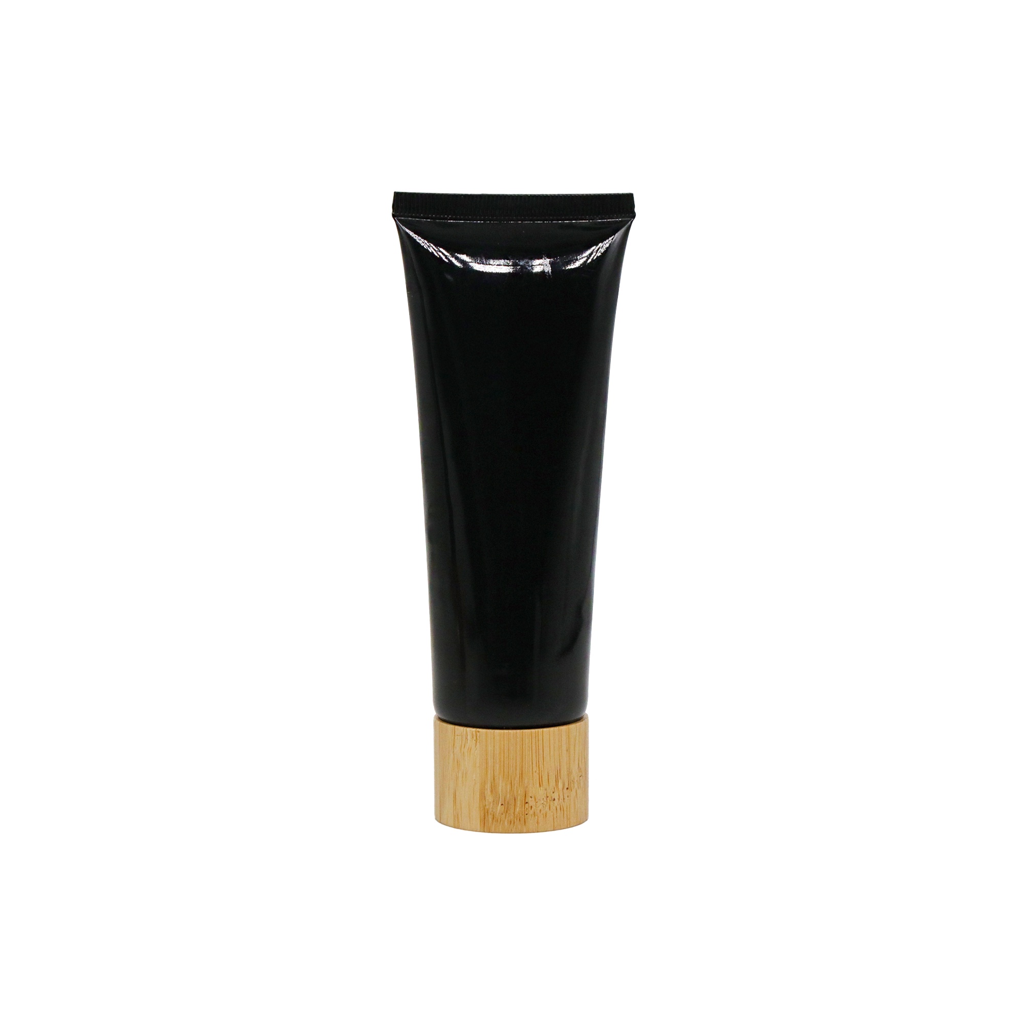 Refillable PE Squeeze Cream Tube with Bamboo Screw Lid for Cosmetic Sunscreen Shampoo Conditioner Refillable PE Squeeze Cream Tube with Bamboo Screw Lid for Cosmetic Sunscreen Shampoo Conditioner