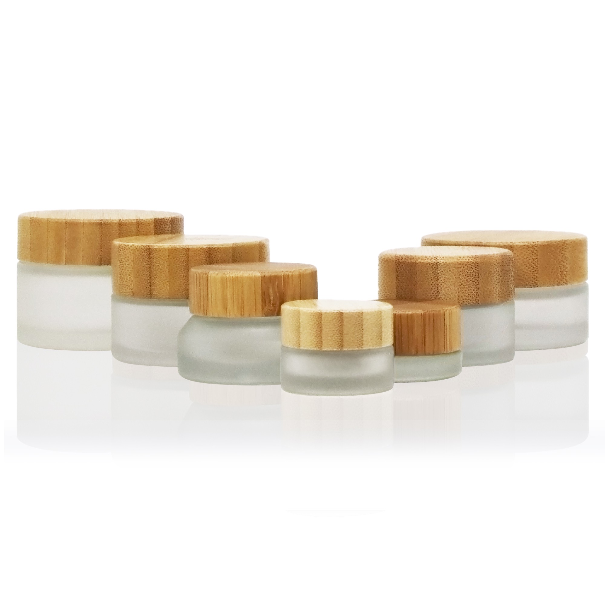 Sturdy Reliable 100Ml 200Ml 250Ml Amber Glass Jars with Screw Caps and Screen Printing Ideal Premium Cosmetics Cosmetic Jars