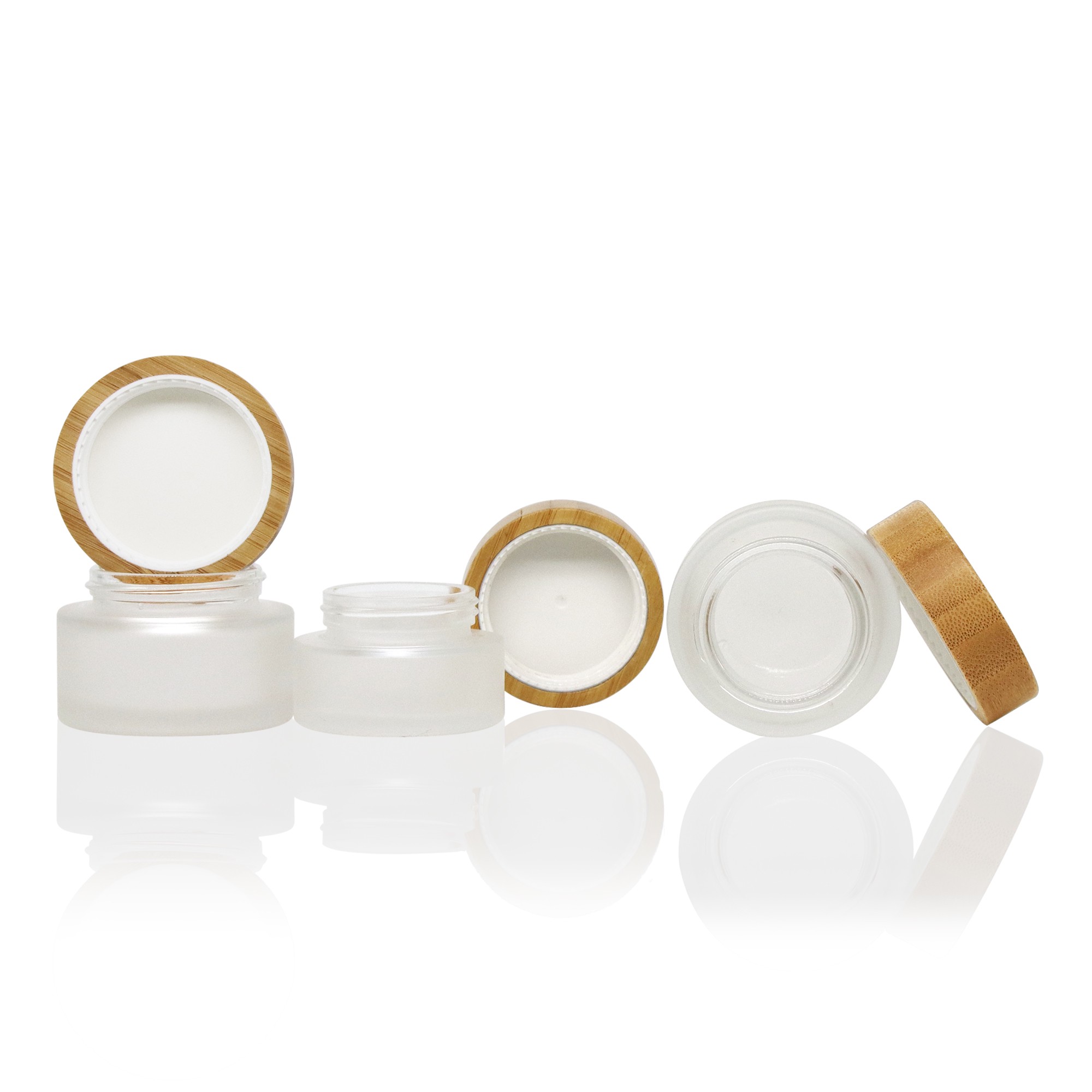 Bamboo Cosmetic Jar with Eco Friendly and High - Capacity Storage Custom Cosmetic Use Outdoor Use Cosmetic Jars Bamboo Cosmetic Jar with Eco Friendly and High - Capacity Storage Custom Cosmetic Use Outdoor Use Cosmetic Jars