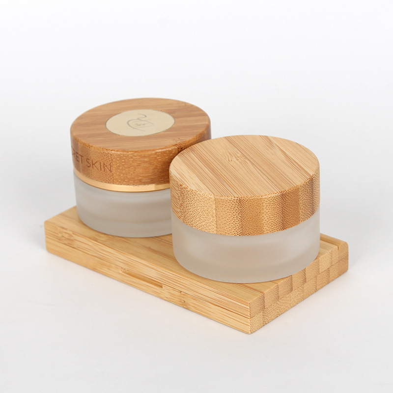 Bamboo Cosmetic Jar with Eco Friendly and High - Capacity Storage Custom Cosmetic Use Outdoor Use Cosmetic Jars Bamboo Cosmetic Jar with Eco Friendly and High - Capacity Storage Custom Cosmetic Use Outdoor Use Cosmetic Jars