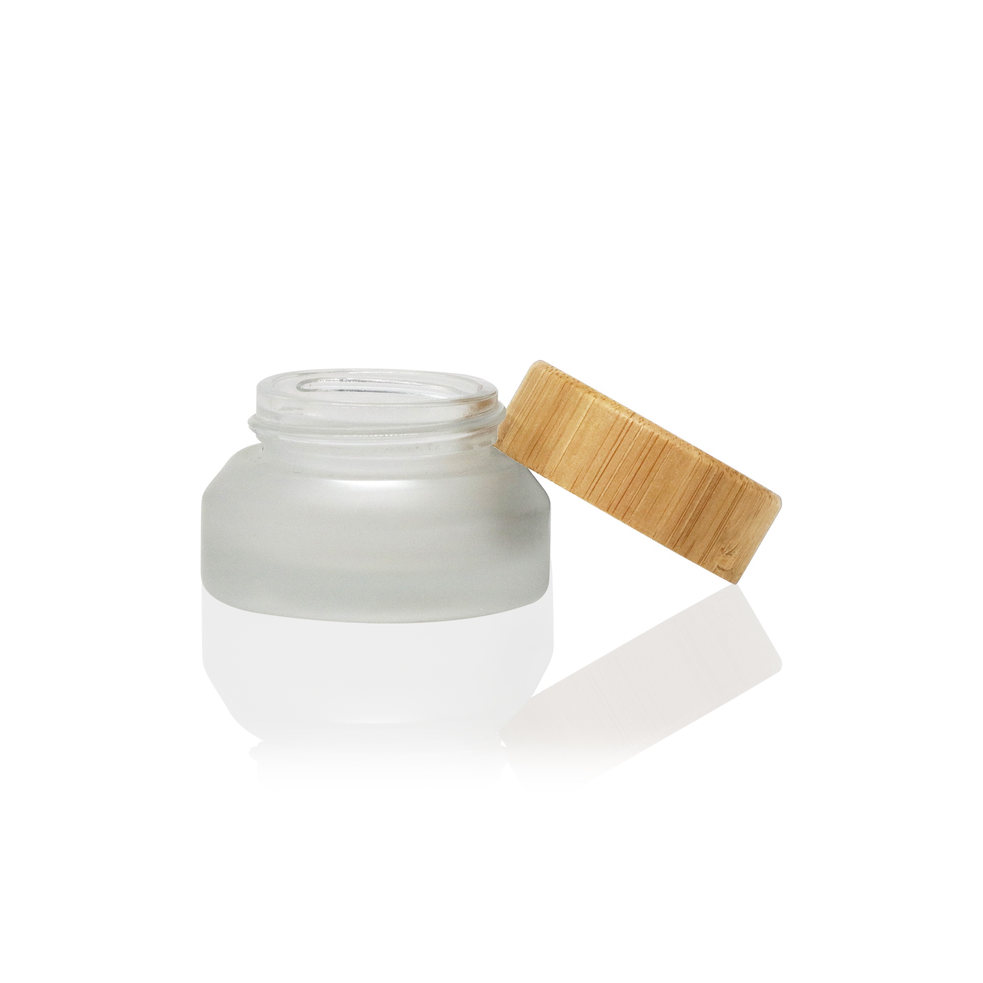 Hot sale high quality Bamboo Lid Glass Cosmetic Jar Airtight Cream Container Custom Hot sale high quality Bamboo Lid Glass Cosmetic Jar Airtight Cream Container Custom