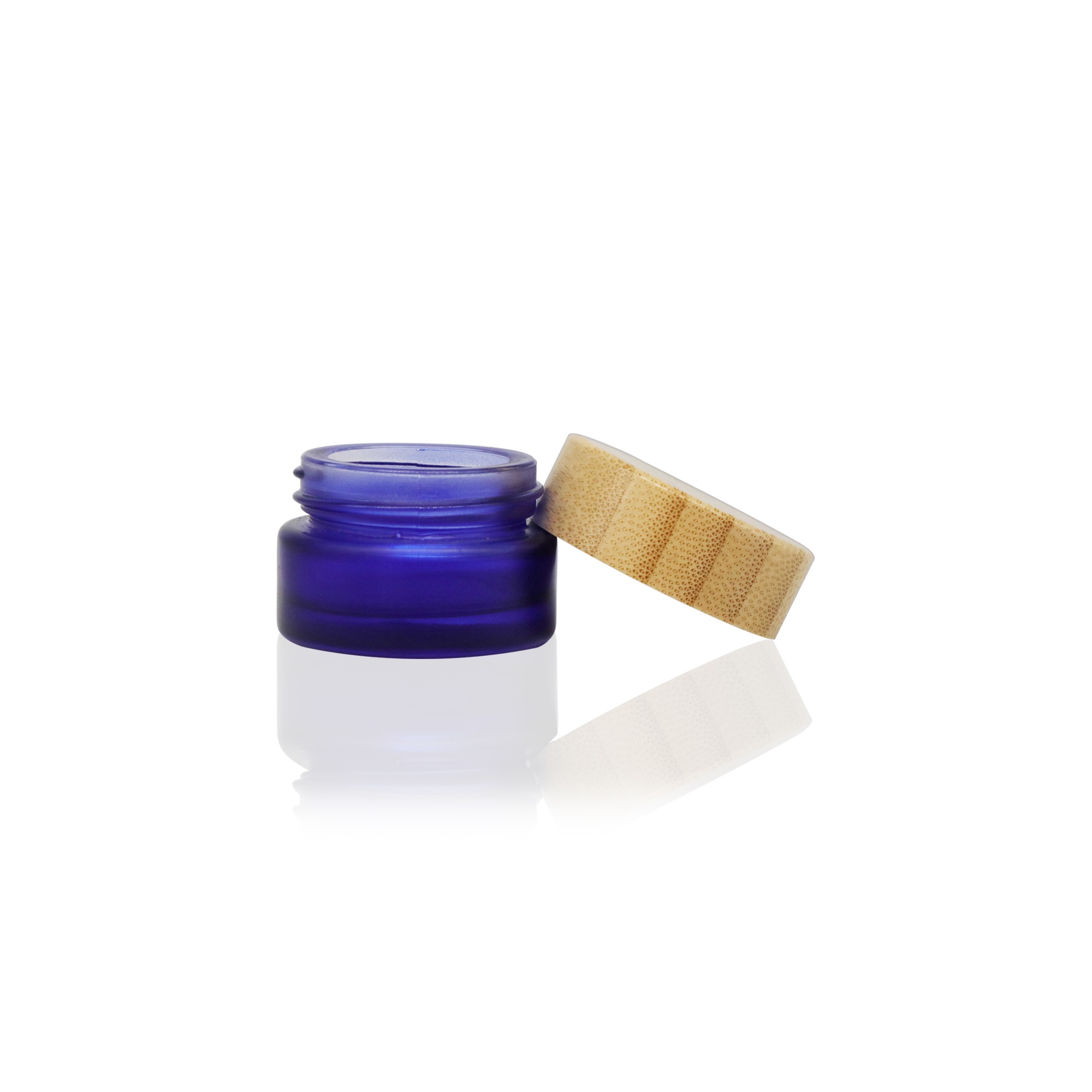 Bamboo Packaging Cosmetic 15g Face Cream Jar Lip Balm Scrub Mask Frosted Clear Bamboo Lid Glass Jar Bamboo Packaging Cosmetic 15g Face Cream Jar Lip Balm Scrub Mask Frosted Clear Bamboo Lid Glass Jar