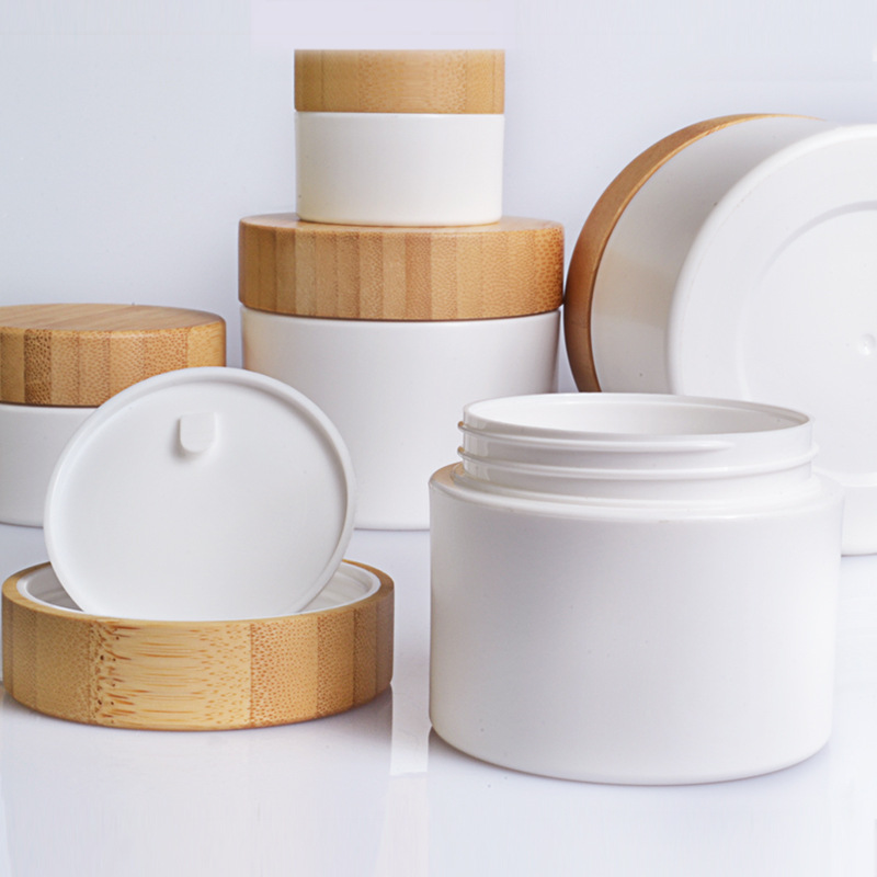 30g 50g 100g 150g Bamboo Lid PP Jar | Custom Cosmetic Packaging for Face Cream & Balm 30g 50g 100g 150g Bamboo Lid PP Jar | Custom Cosmetic Packaging for Face Cream & Balm