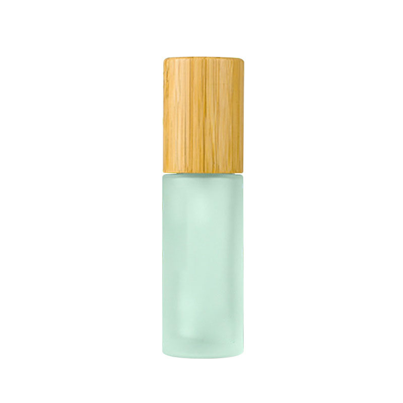 Eco Friendly Cosmetic Packaging Frosted Glass With Natural Beech Wood Lid Suitable for Mist Toner Perfume Skincare Cream bottle Eco Friendly Cosmetic Packaging Frosted Glass With Natural Beech Wood Lid Suitable for Mist Toner Perfume Skincare Cream bottle