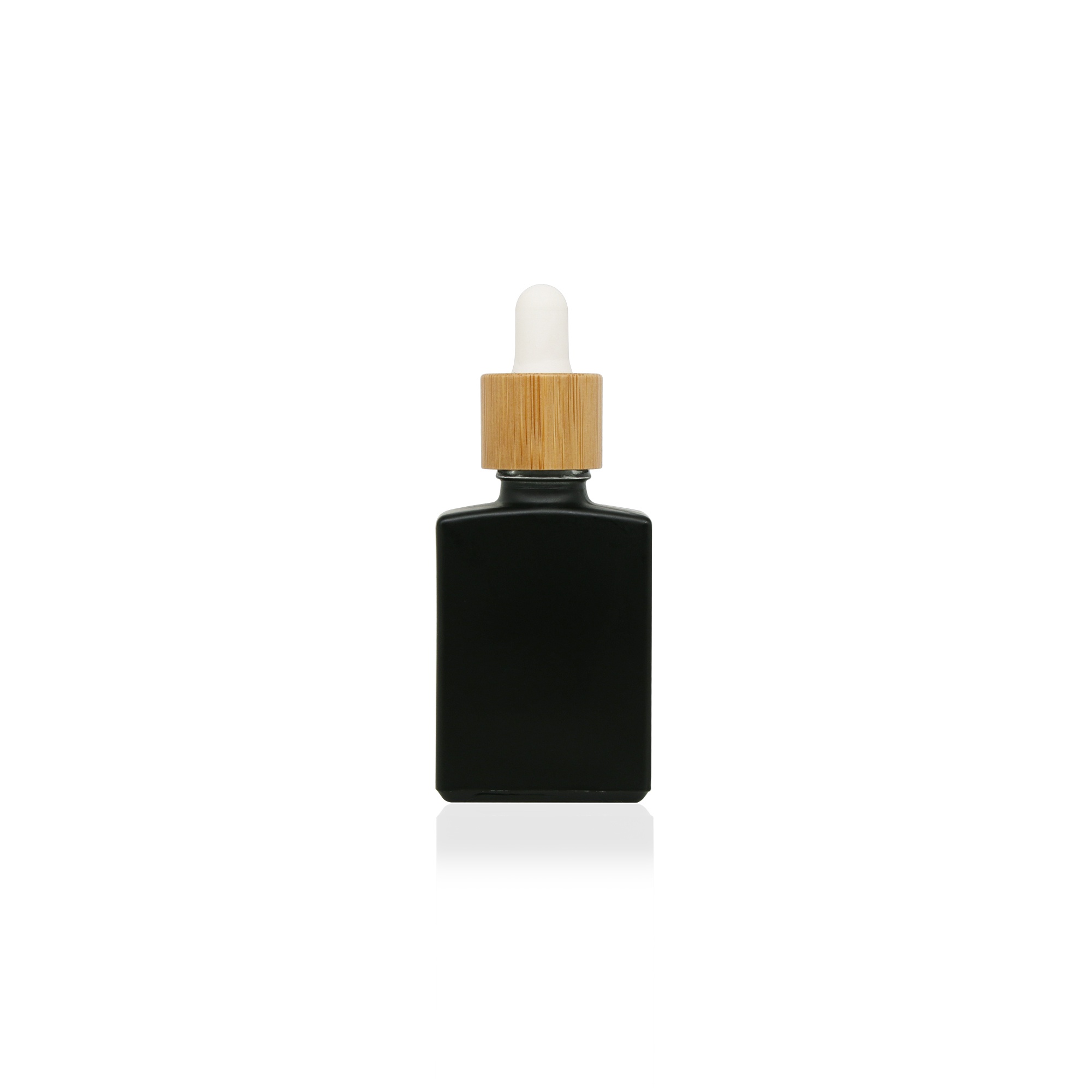 Custom Square Flat Shoulder Boston Serum Perfume Oil 30ml 1oz Matter Black Glass Bamboo Dropper Bottles Custom Square Flat Shoulder Boston Serum Perfume Oil 30ml 1oz Matter Black Glass Bamboo Dropper Bottles