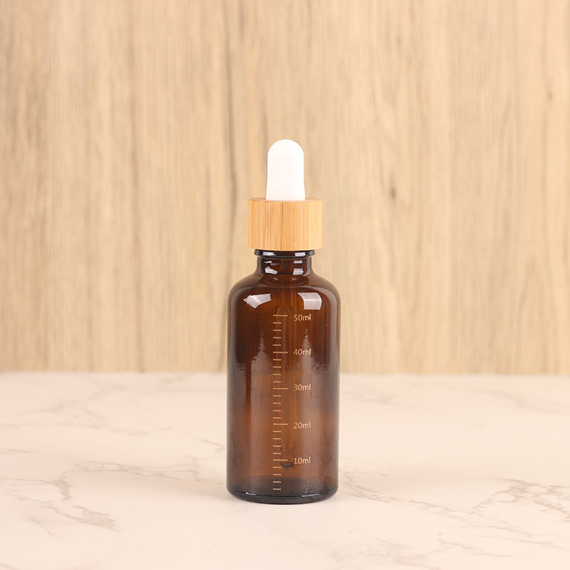 Custom 30ml Cosmetic Green Frosted Amber Essential Glass Spray Dropper Bottles with Bamboo Lid Custom 30ml Cosmetic Green Frosted Amber Essential Glass Spray Dropper Bottles with Bamboo Lid