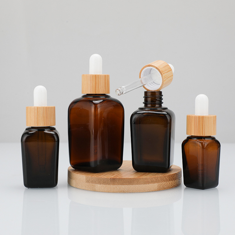 New Rectangular Matte Black Essential Oil Bottle 30ml Square Glass for Cosmetic Personal Care Packaging New Rectangular Matte Black Essential Oil Bottle 30ml Square Glass for Cosmetic Personal Care Packaging
