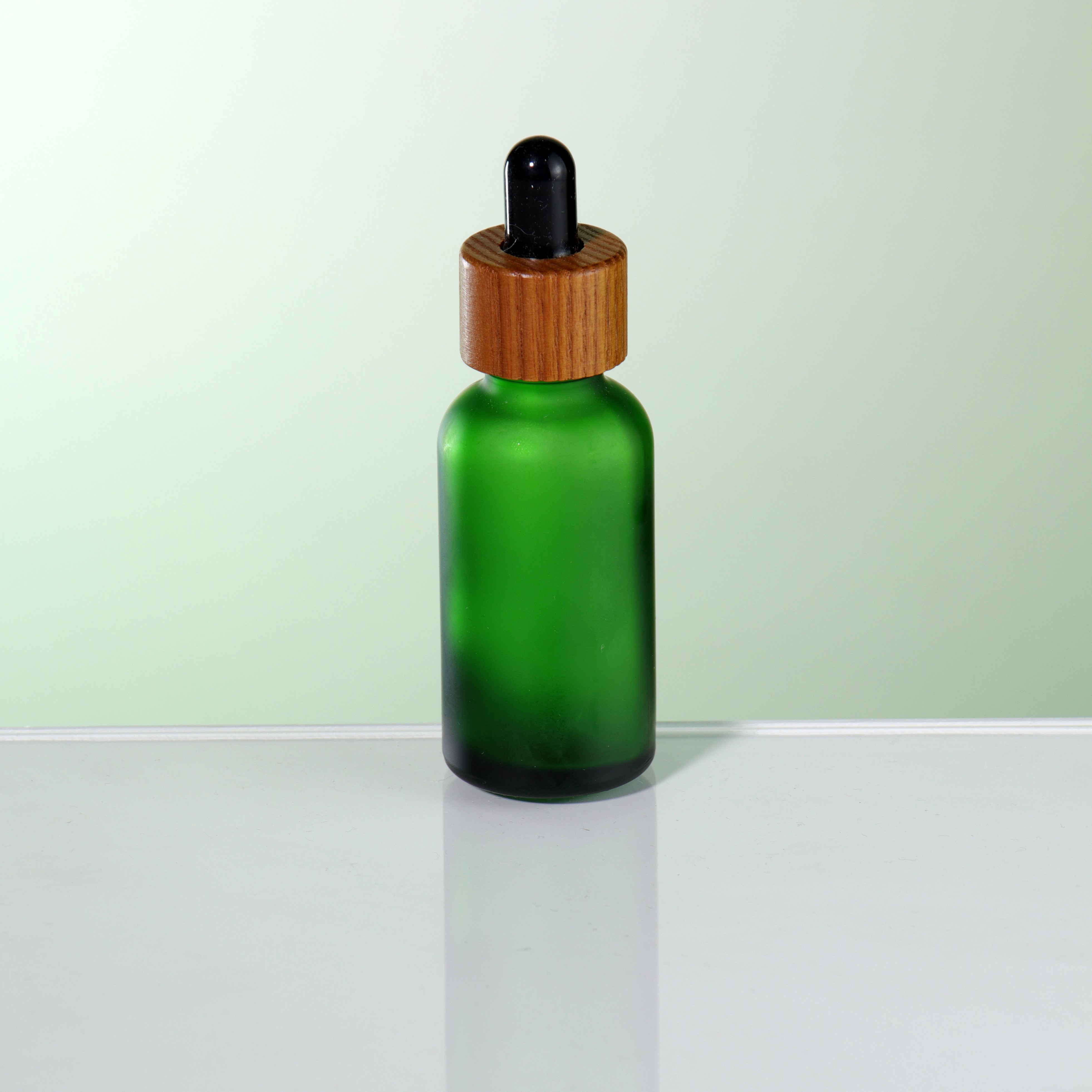 Hot Sell 100ml Bamboo Custom Skincare Face Serum Essential Oil Glass Dropper Container Bottle