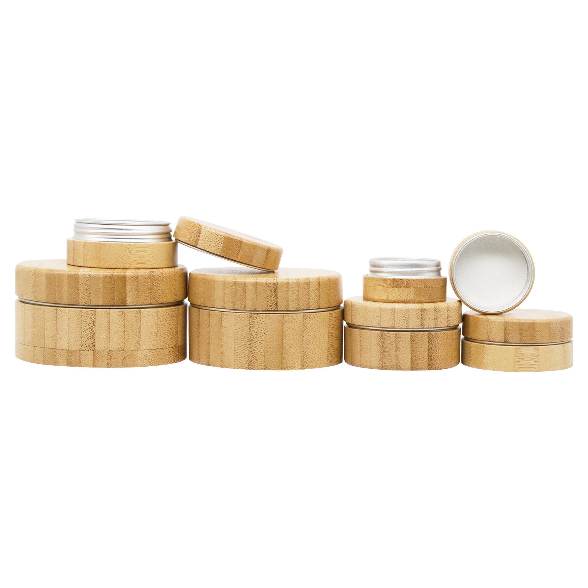 Custom Eco-friendly Bamboo Packaging Cosmetic Empty Bamboo Cream Jar Cbamboo Cosmetic Packaging Custom Eco-friendly Bamboo Packaging Cosmetic Empty Bamboo Cream Jar Cbamboo Cosmetic Packaging