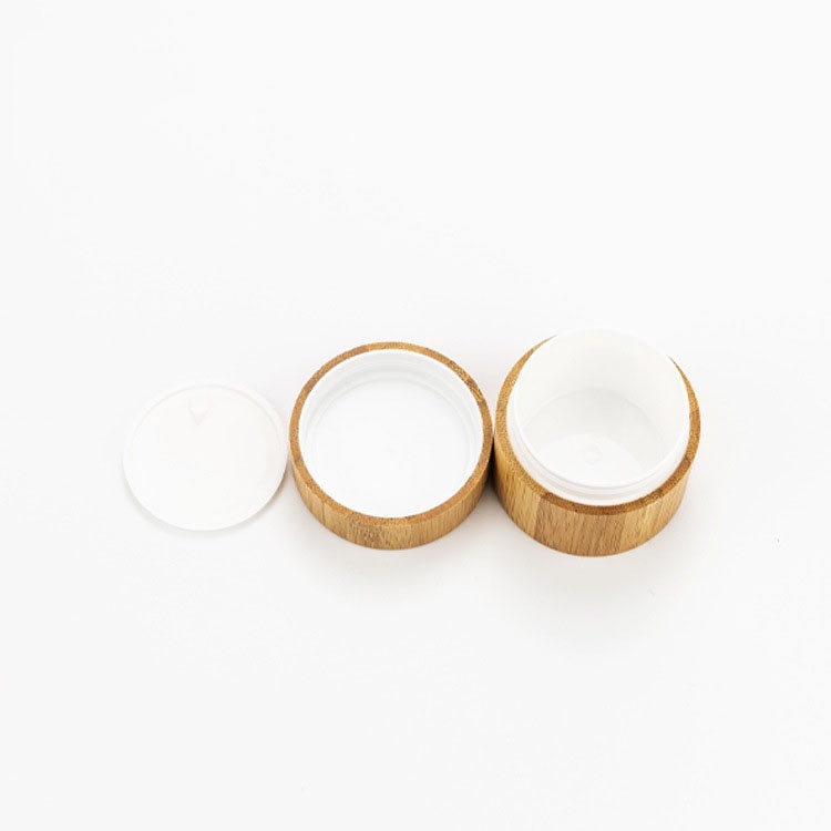 Eco Friendly 30g Natural Bamboo Empty Body Butter Lotion Container Cosmetic Packaging Plastic Cream Jar with Lids Eco Friendly 30g Natural Bamboo Empty Body Butter Lotion Container Cosmetic Packaging Plastic Cream Jar with Lids