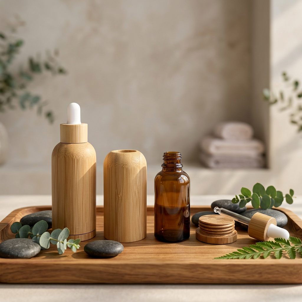 Empty Full Bamboo Amber Glass Dropper Bottle 10ml 30ml 50ml Essential Oil Skincare Serum Cosmetic Packaging Empty Full Bamboo Amber Glass Dropper Bottle 10ml 30ml 50ml Essential Oil Skincare Serum Cosmetic Packaging