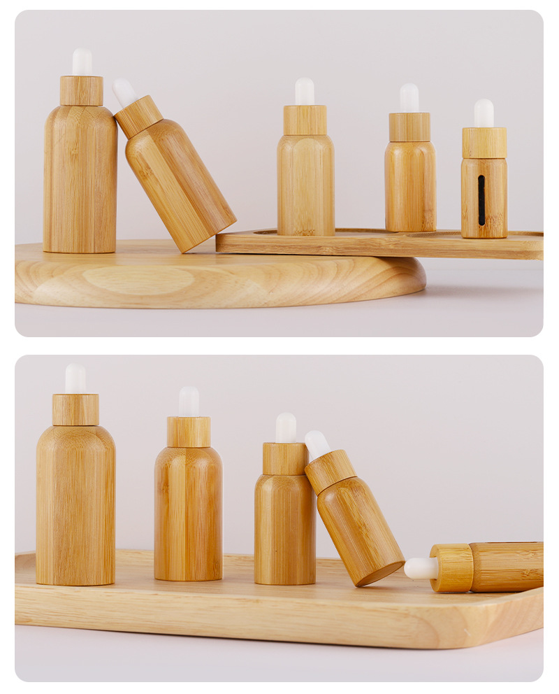 Luxury Natural Organic Full Bamboo 50mL Essential Oil Bottle Skin Care Serum Bamboo Spray Bottle Custom logo Luxury Natural Organic Full Bamboo 50mL Essential Oil Bottle Skin Care Serum Bamboo Spray Bottle Custom logo