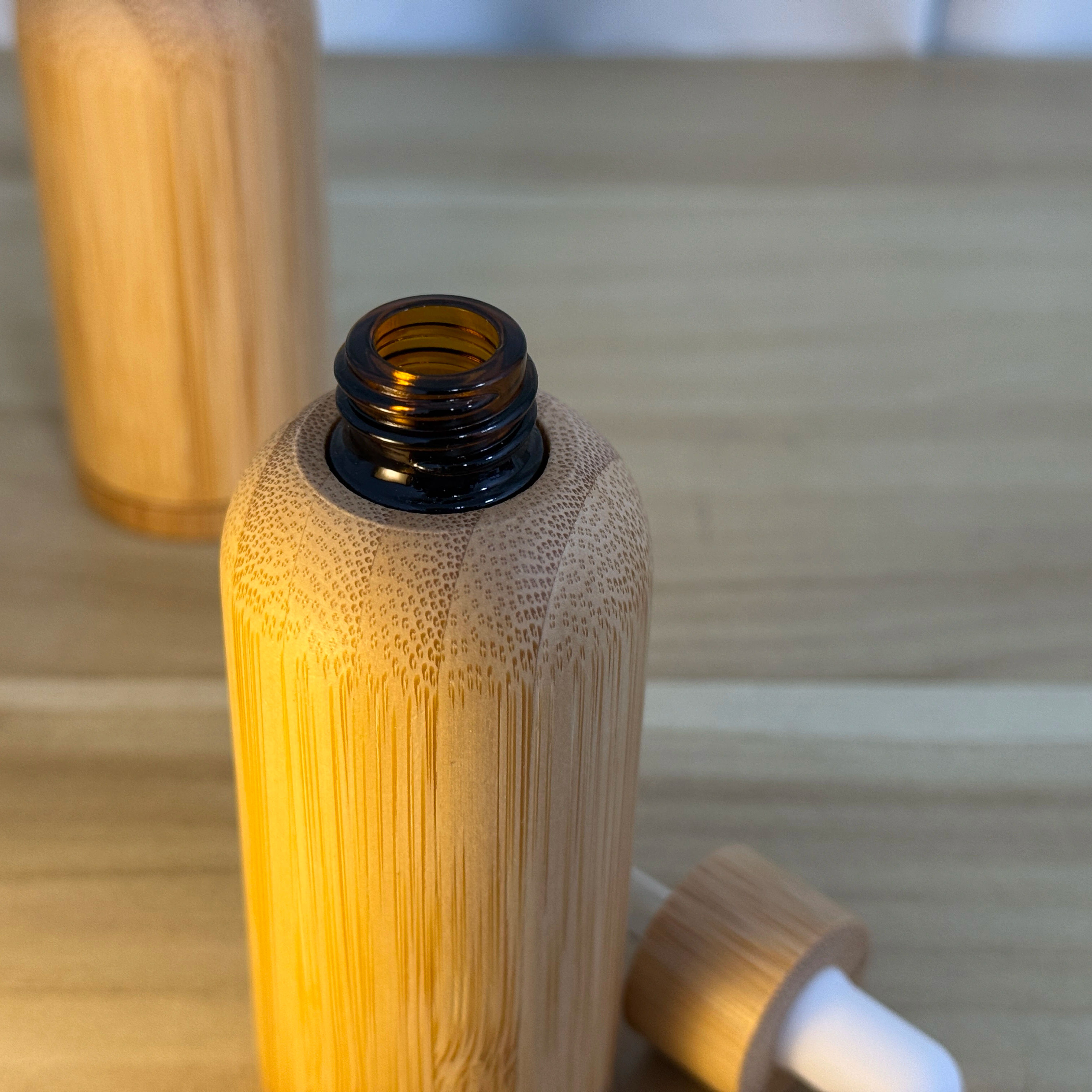 Custom Perfume Serum Dropper Glass Inner Bottle Cosmetic 10Ml 15Ml 20Ml 30Ml 50Ml 100Ml Bamboo Essential Oil Bottle With Dropper Custom Perfume Serum Dropper Glass Inner Bottle Cosmetic 10Ml 15Ml 20Ml 30Ml 50Ml 100Ml Bamboo Essential Oil Bottle With Dropper