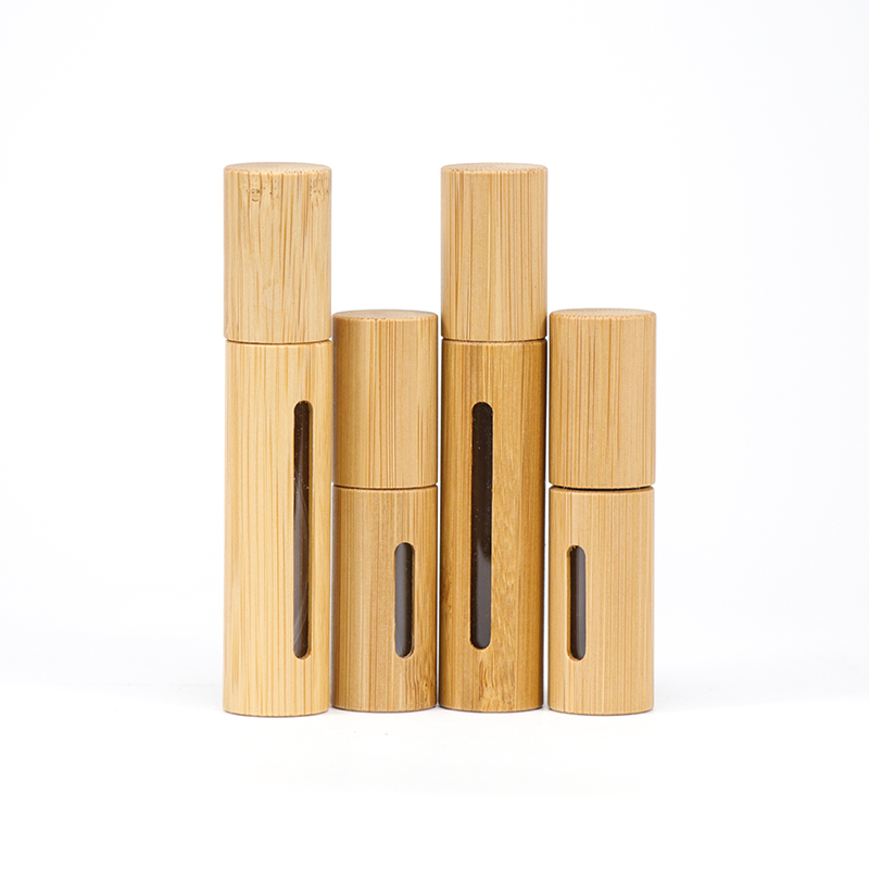 In Stock 20ml Luxury Personal Care Refill Perfume Bamboo Spray Glass Portable Atomizer Bottle