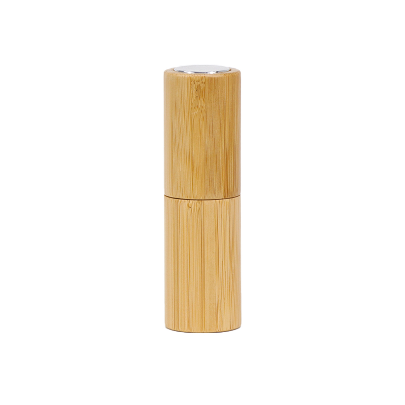 Natural Organic 20ml Bamboo Glass Empty Perfume Spray Bottle Screw Cap Fine Mist Refillable Container