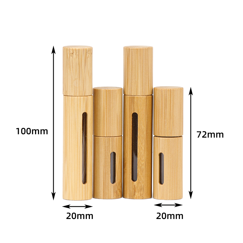 10ml 20ml Natural Organic Bamboo Glass Perfume Spray Bottle Screw Cap Portable Cosmetic Packaging Container 10ml 20ml Natural Organic Bamboo Glass Perfume Spray Bottle Screw Cap Portable Cosmetic Packaging Container