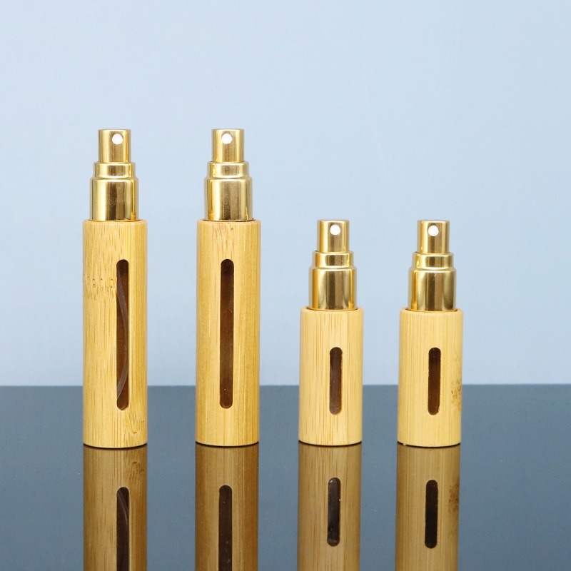 Luxury Perfume Bottle Portable 5ml 10ml Mini Perfume Essential Oil Spray Bottle Natural Bamboo Bottles Luxury Perfume Bottle Portable 5ml 10ml Mini Perfume Essential Oil Spray Bottle Natural Bamboo Bottles