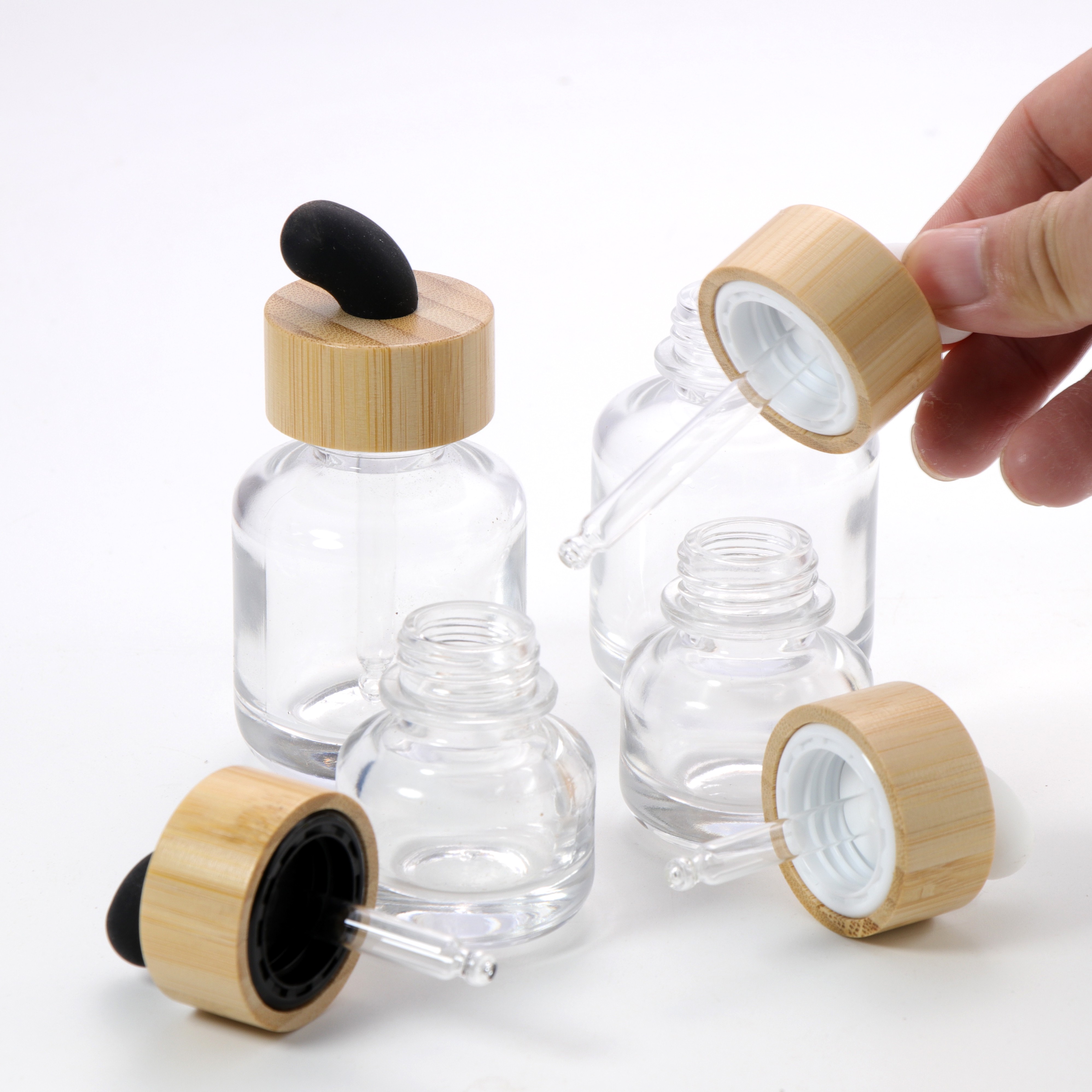 Serum Facial Essential Hair Oil Luxury Customizable Packaging Ideal Beauty Salons Home Use Spa Treatments Dropper Bottle