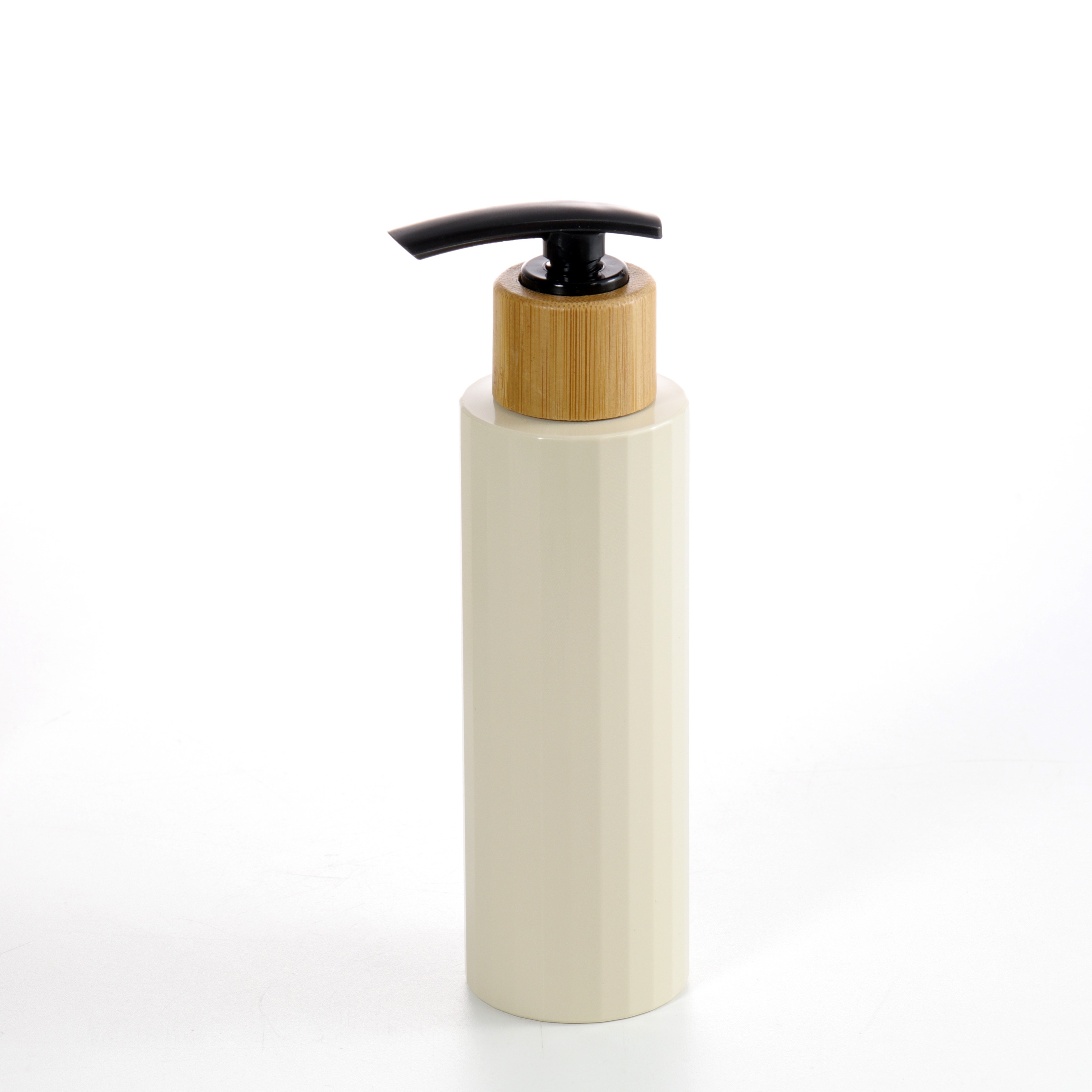 Luxury Bamboo Cosmetic Bottle Empty Lotion Pump Bottle Eco Friendly Skincare Packaging Shampoo Conditioner PP Plastic Bottle