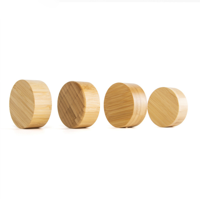 Factory Hot Sale Custom logo Wood Lid 50*25mm Glass Bottle Cap Screw Thread Lid Water Cup Bamboo Cap Factory Hot Sale Custom logo Wood Lid 50*25mm Glass Bottle Cap Screw Thread Lid Water Cup Bamboo Cap