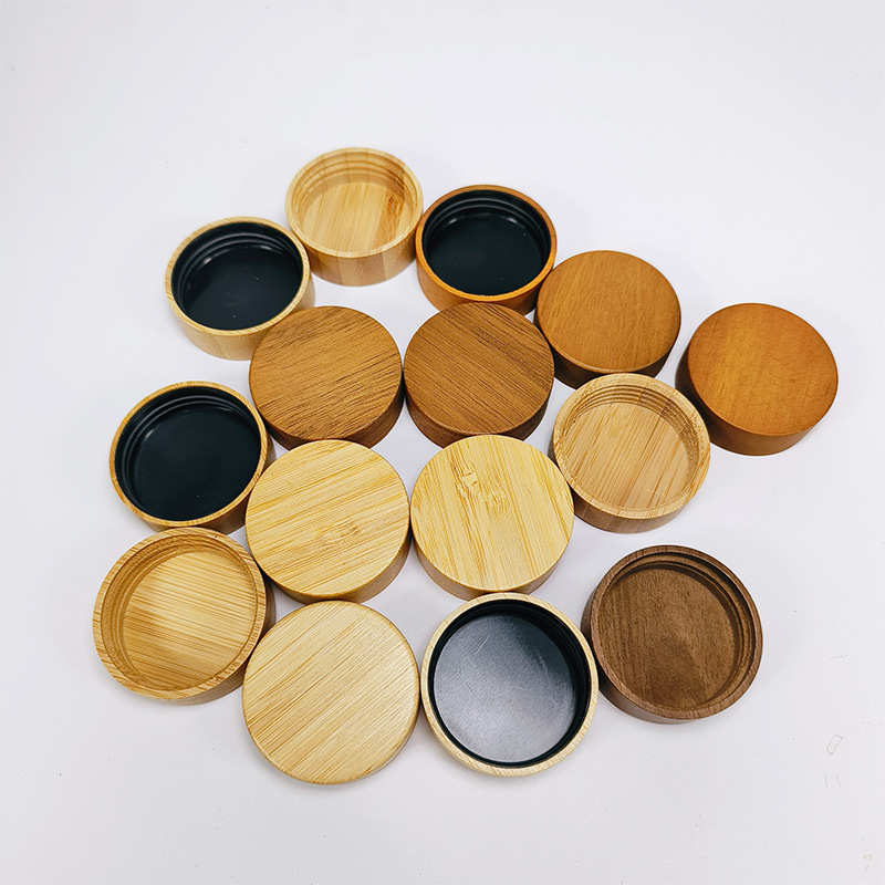 Wholesale Custom Square Glass Spice Jar with Bamboo Lid Refillable Salt Pepper Seasoning Bottle Kitchen Storage Container