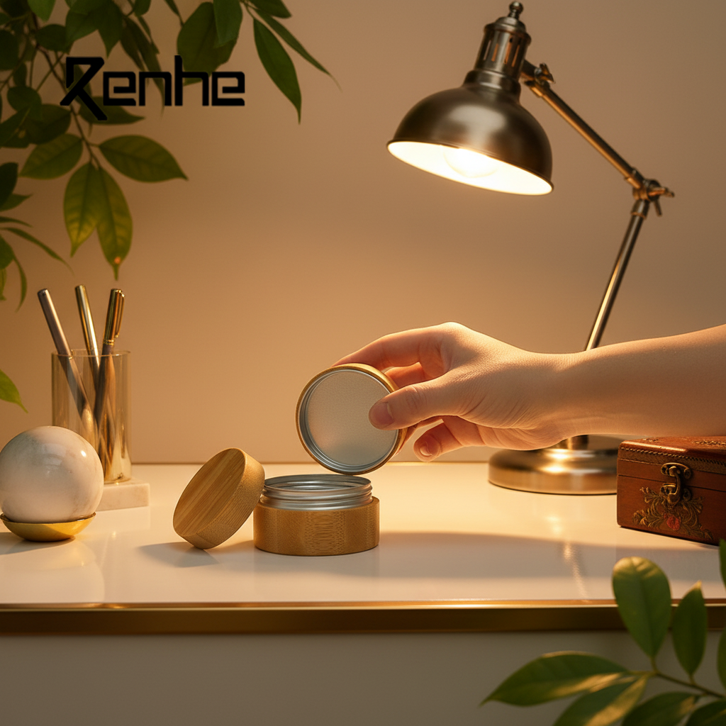 In Stock Natural Luxury Bamboo Packaging Cosmetic Biodegradable Cream Jar 100g Powder Cosmetic Jar 100ML Bamboo Aluminum Jar In Stock Natural Luxury Bamboo Packaging Cosmetic Biodegradable Cream Jar 100g Powder Cosmetic Jar 100ML Bamboo Aluminum Jar