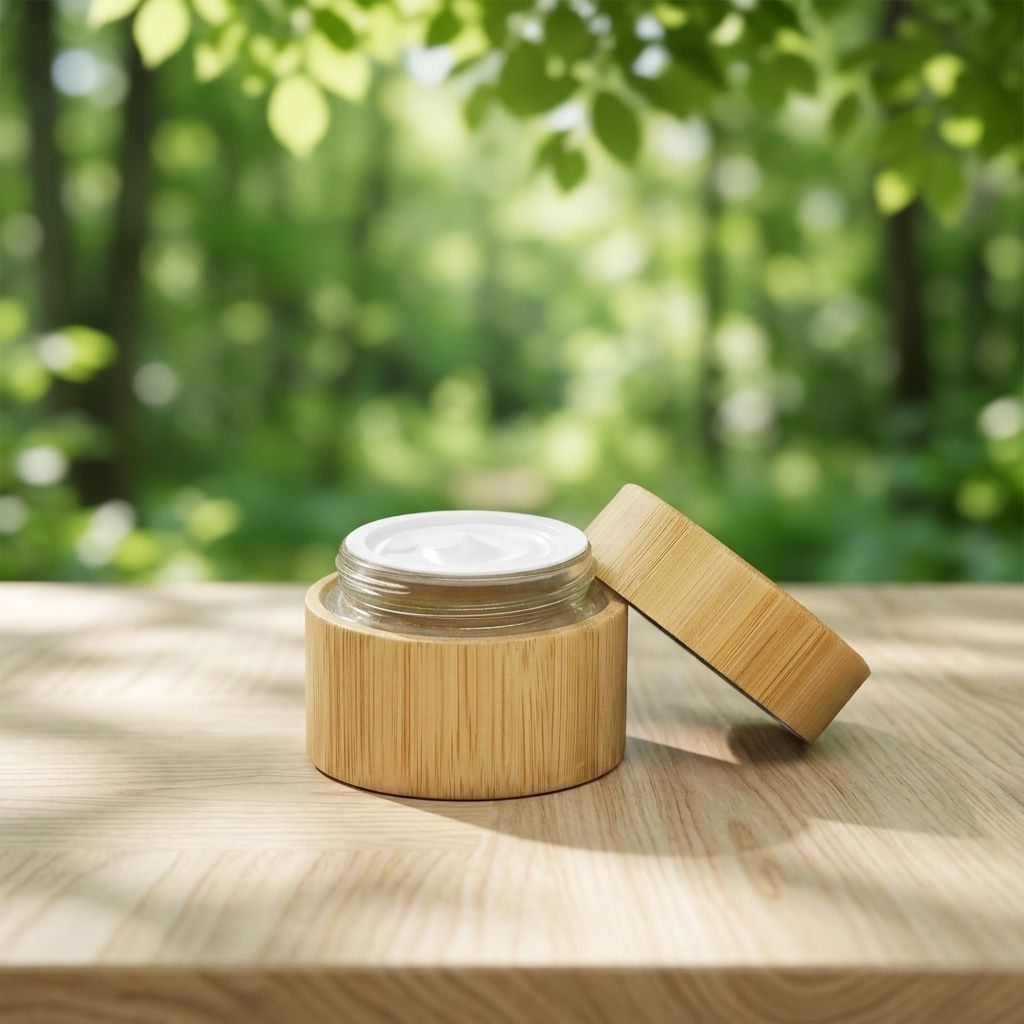 Creams and Lotions Bottle Refillable High-end Style 5g-250g Bamboo Glass Jar with Screw Cap Cosmetic Container Storage Jar Creams and Lotions Bottle Refillable High-end Style 5g-250g Bamboo Glass Jar with Screw Cap Cosmetic Container Storage Jar