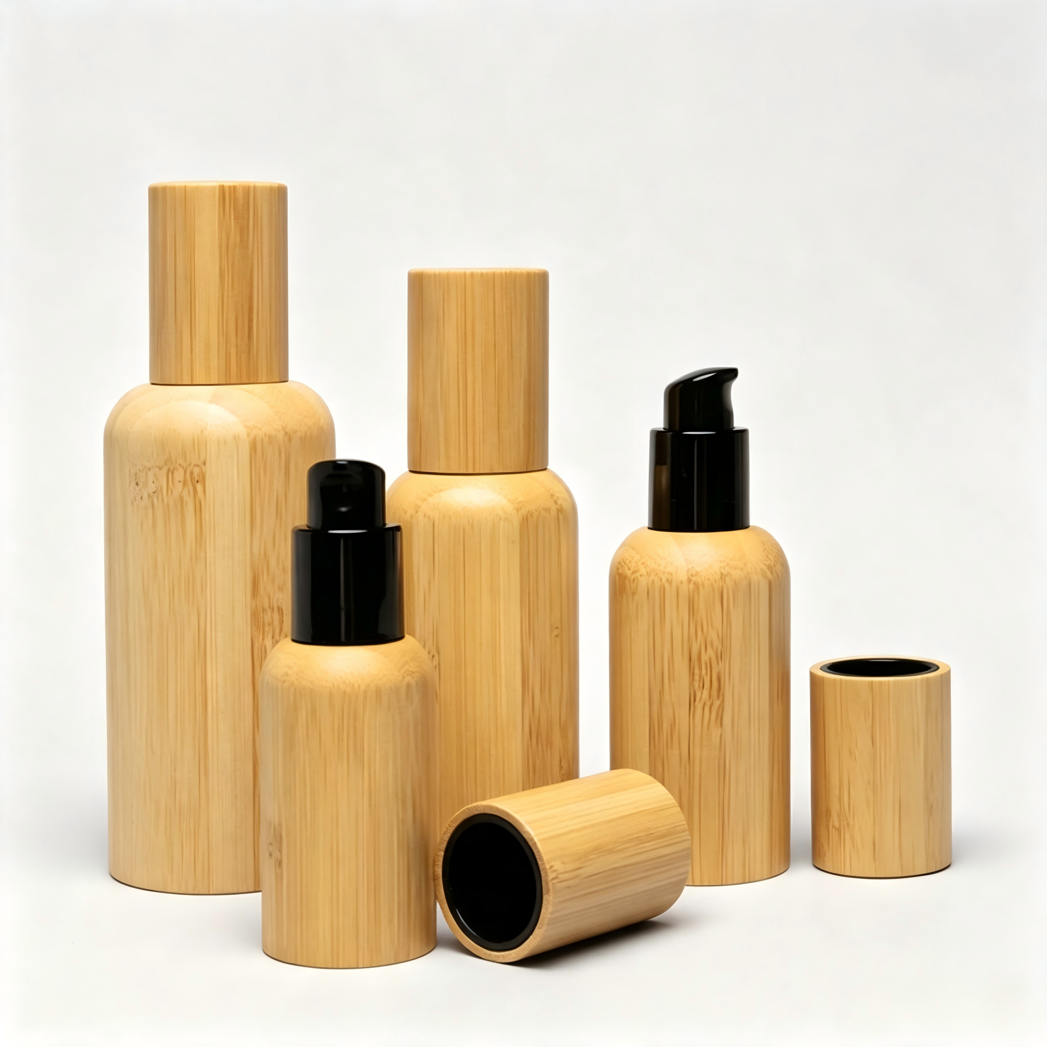 High-End Gift Set Reusable Liquid Dispenser Travel Aromatherapy Hydrosol Bottle Full Bamboo Outer Glass Spray Bottle High-End Gift Set Reusable Liquid Dispenser Travel Aromatherapy Hydrosol Bottle Full Bamboo Outer Glass Spray Bottle