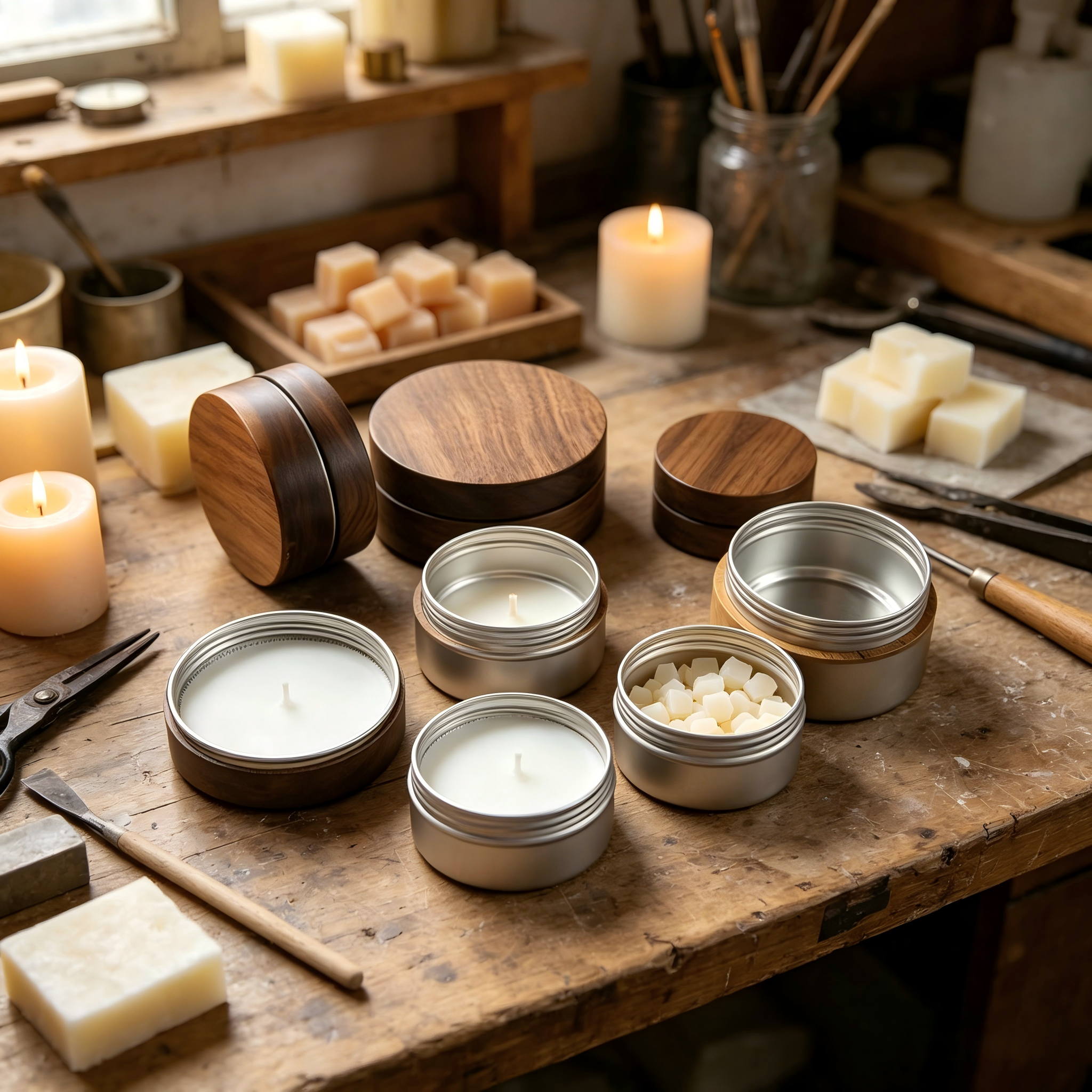 Airtight Premium Packaging Luxury Walnut Wood Aluminum Cosmetic Jar Bamboo Cream Jar for Face Cream Serum Airtight Premium Packaging Luxury Walnut Wood Aluminum Cosmetic Jar Bamboo Cream Jar for Face Cream Serum