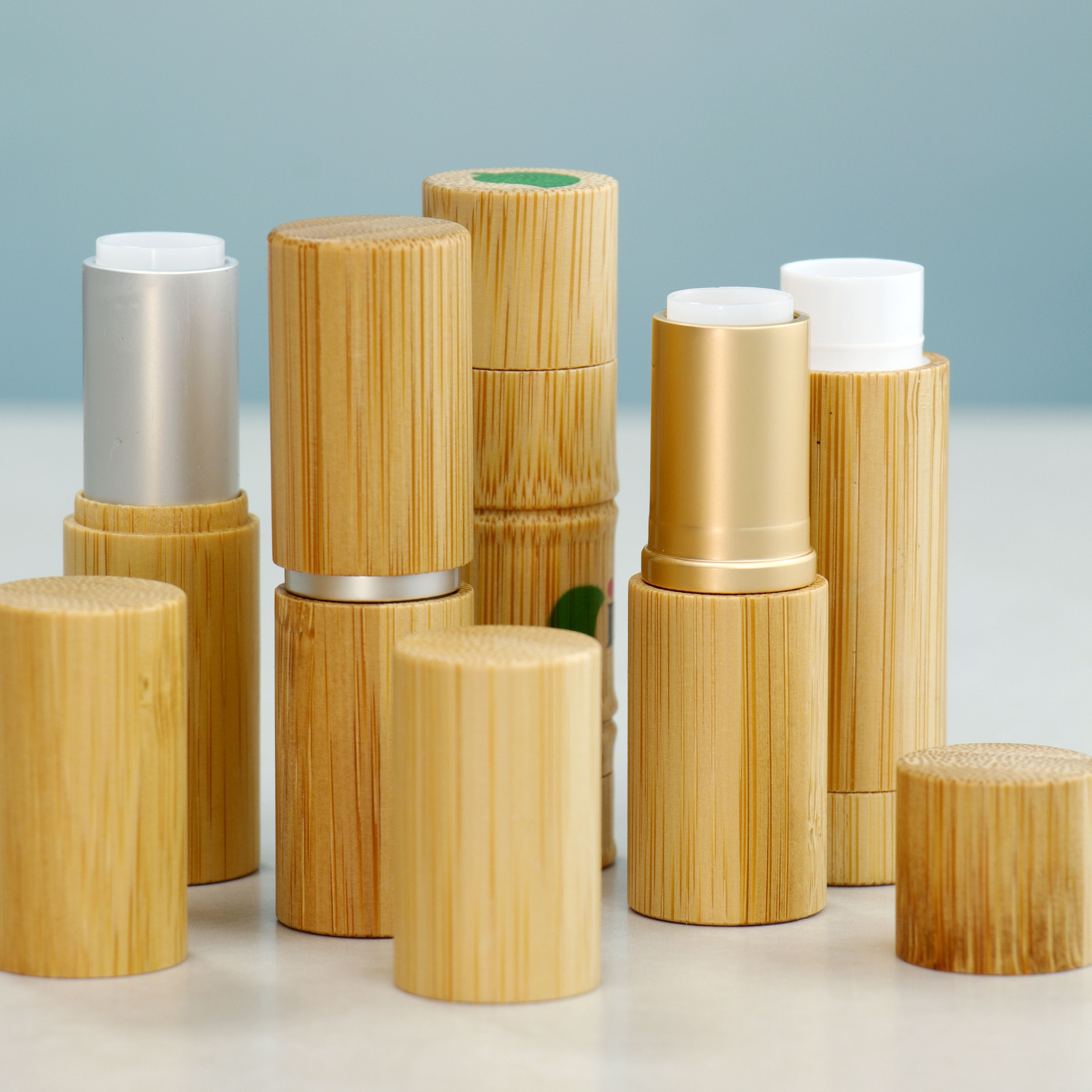 Sustainable Cosmetic Beauty Packaging Supplier 5ml 5g Premium Empty Tube Bamboo Lipstick Sustainable Cosmetic Beauty Packaging Supplier 5ml 5g Premium Empty Tube Bamboo Lipstick
