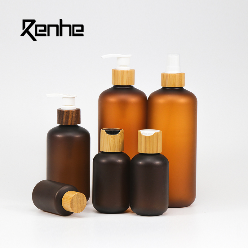 Skincare Bottle Bamboo Cap Pump Fine Mist 100Ml120Ml150Ml Refillable Cosmetic Container Home Travel Makeup Cosmetic Packaging Skincare Bottle Bamboo Cap Pump Fine Mist 100Ml120Ml150Ml Refillable Cosmetic Container Home Travel Makeup Cosmetic Packaging