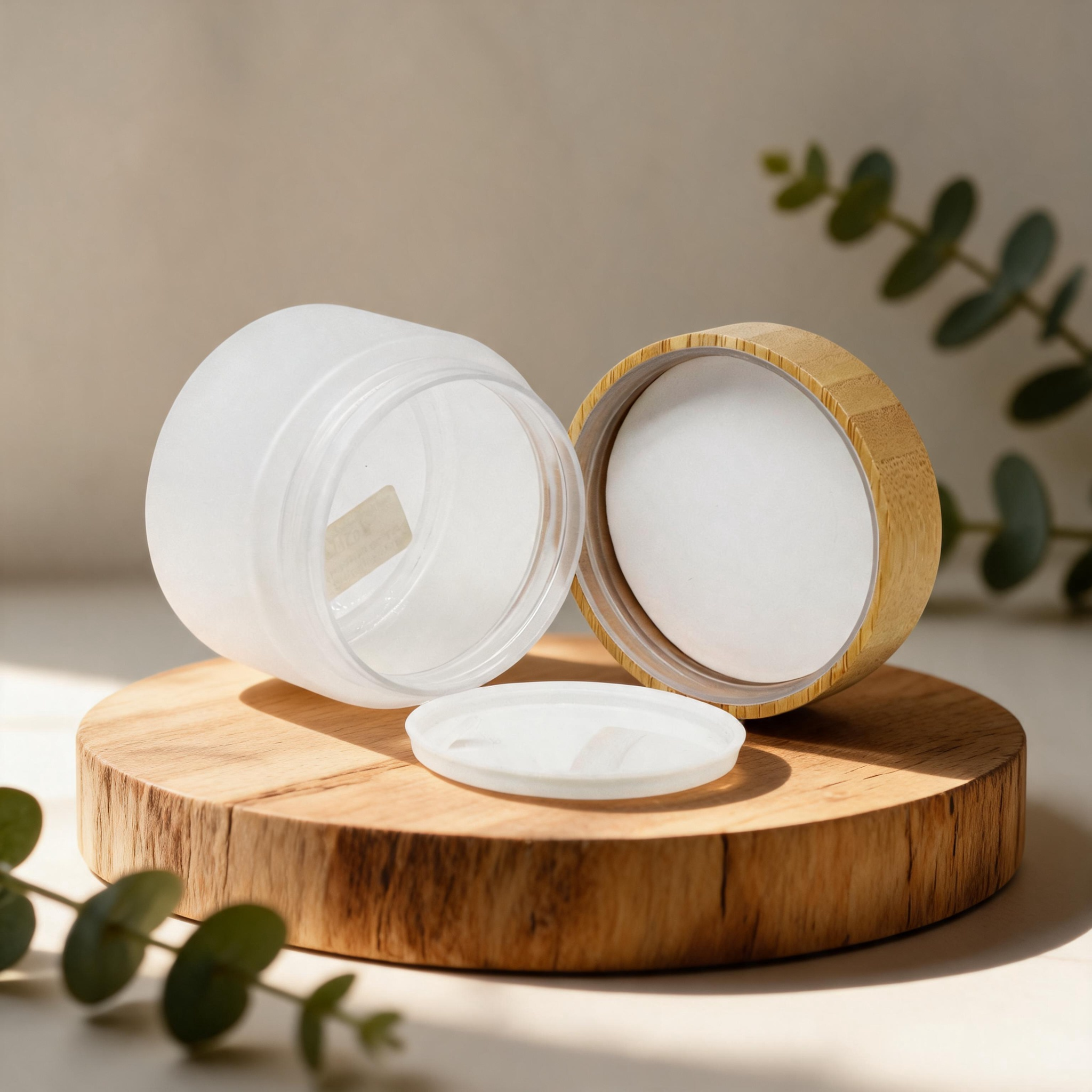 Eco Friendly Waterproof Custom Portable Bamboo Cosmetic Jar Office Bedroom Travel Cosmetic Jars Eco Friendly Waterproof Custom Portable Bamboo Cosmetic Jar Office Bedroom Travel Cosmetic Jars