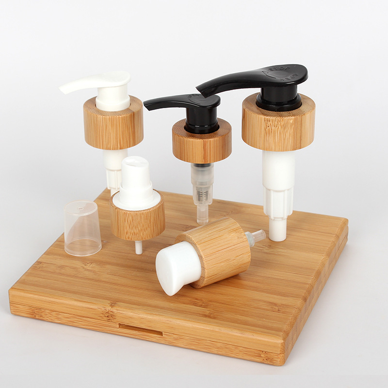 Custom 24/410 28/410 Bamboo Lotion Pump for Shampoo Lotion Bottle Shower Gel Cosmetic Packaging Wholesale Supplier Custom 24/410 28/410 Bamboo Lotion Pump for Shampoo Lotion Bottle Shower Gel Cosmetic Packaging Wholesale Supplier