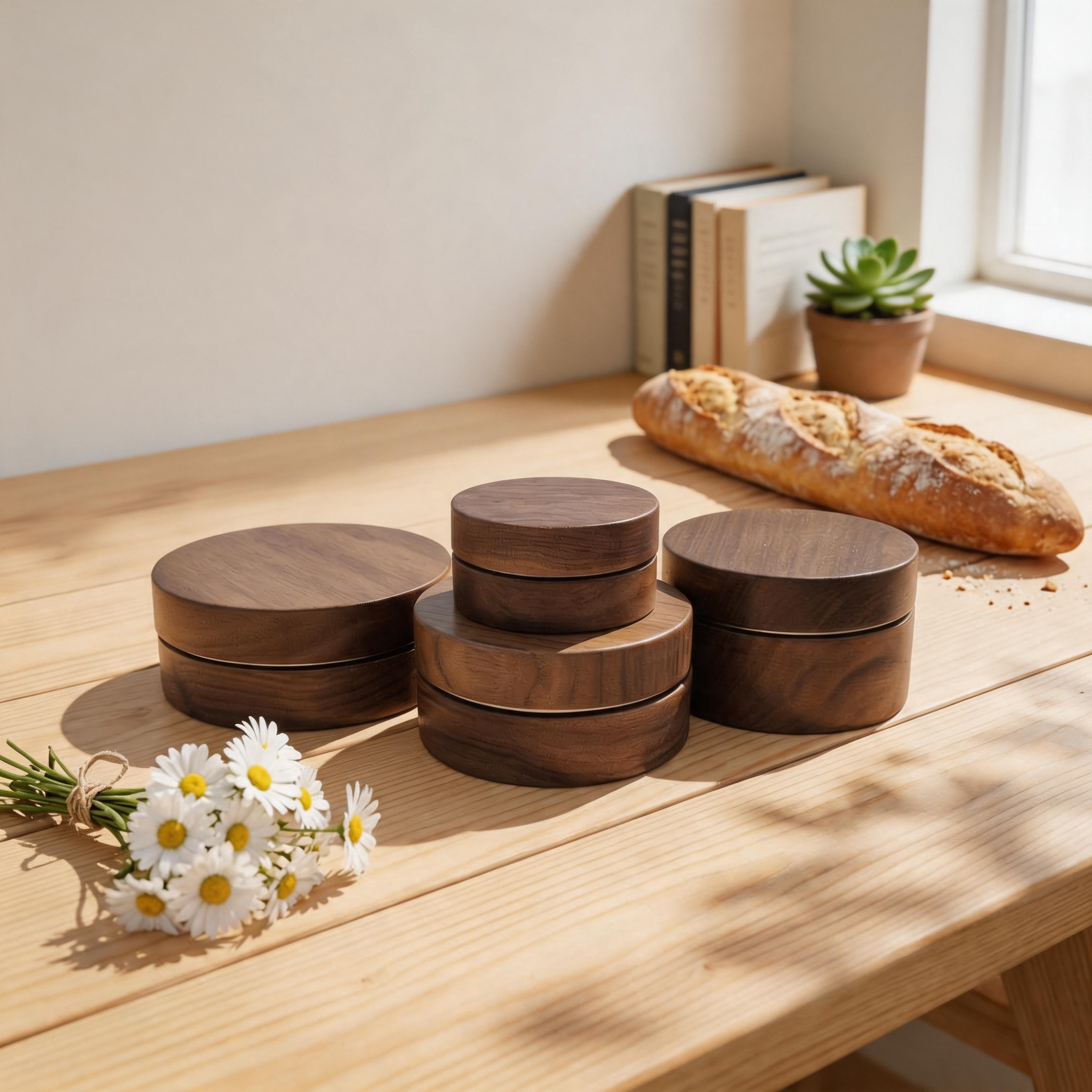 Custom Engrave logo Natural Skincare 5g 15g 30g 50g 100g 200g Cream Jar Bamboo Cosmetic Jars with Aluminum Liners Custom Engrave logo Natural Skincare 5g 15g 30g 50g 100g 200g Cream Jar Bamboo Cosmetic Jars with Aluminum Liners