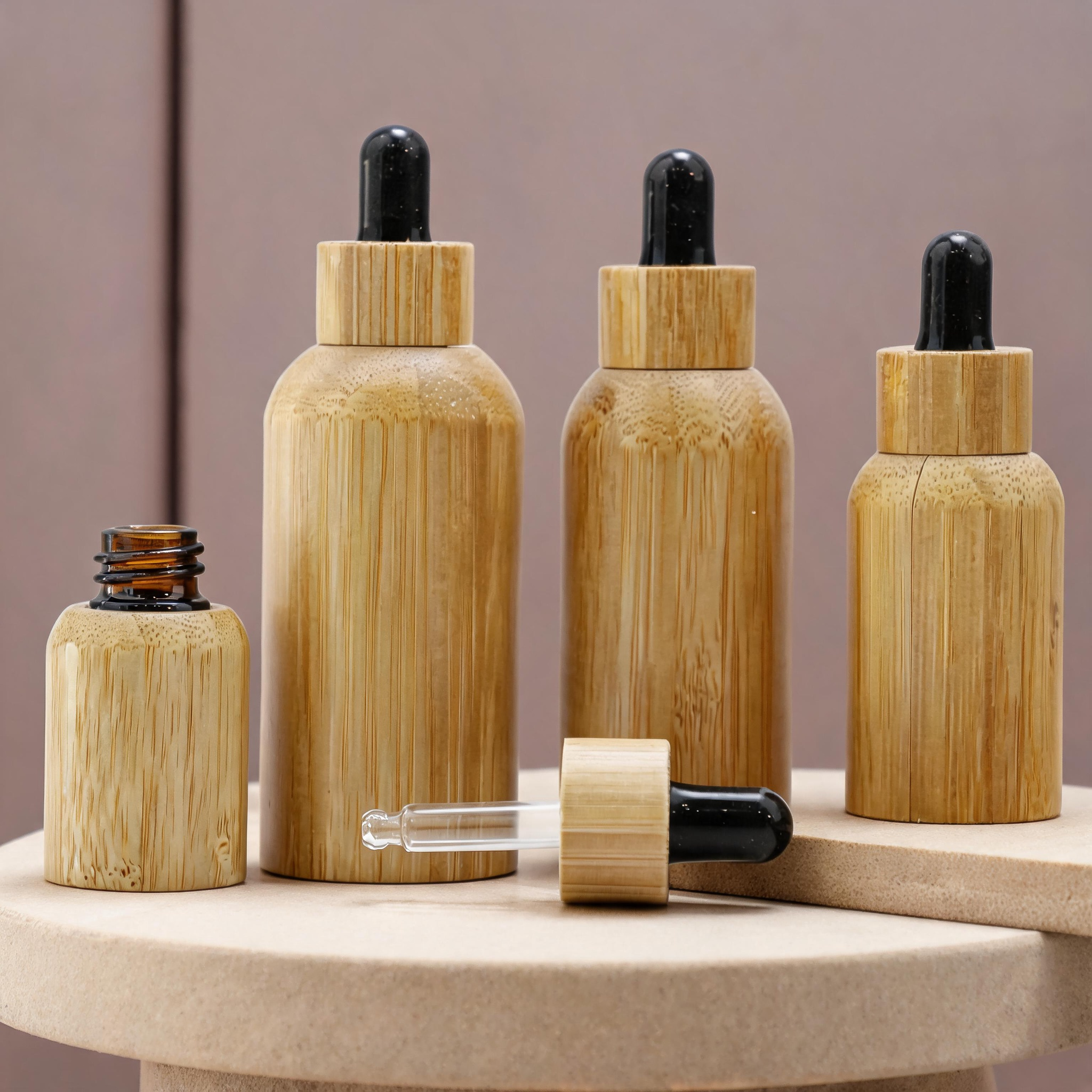 Wholesale 10ml 30ml 50ml Full Bamboo Glass Dropper Bottle Essential Oil Serum Skincare Cosmetic Packaging Container Wholesale 10ml 30ml 50ml Full Bamboo Glass Dropper Bottle Essential Oil Serum Skincare Cosmetic Packaging Container