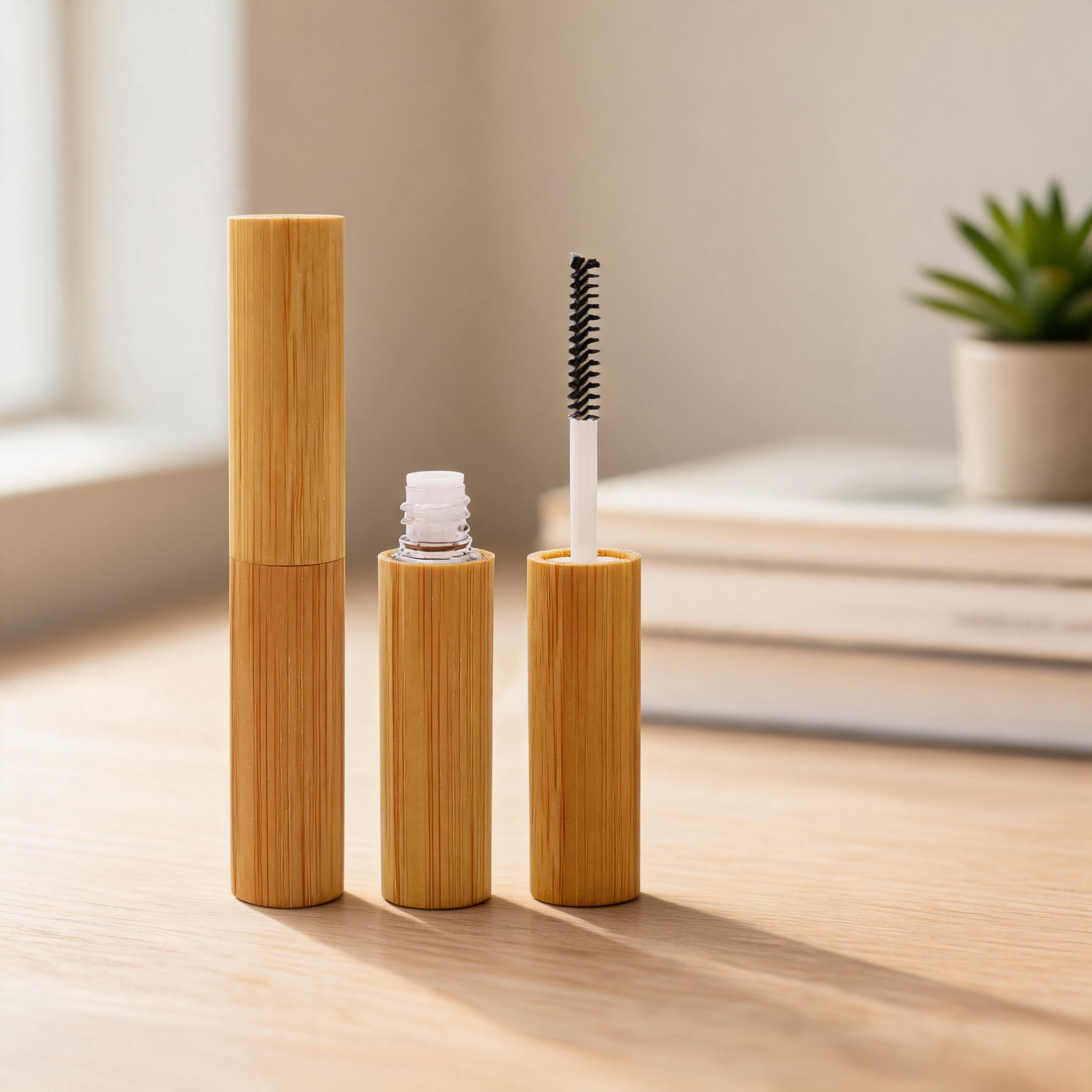 Dropper Bottles with Screw Cap and Bamboo Dropper Ideal Cosmetics Essential Oils Fragrance Storage Mascara Tube Mascara Tube Dropper Bottles with Screw Cap and Bamboo Dropper Ideal Cosmetics Essential Oils Fragrance Storage Mascara Tube Mascara Tube