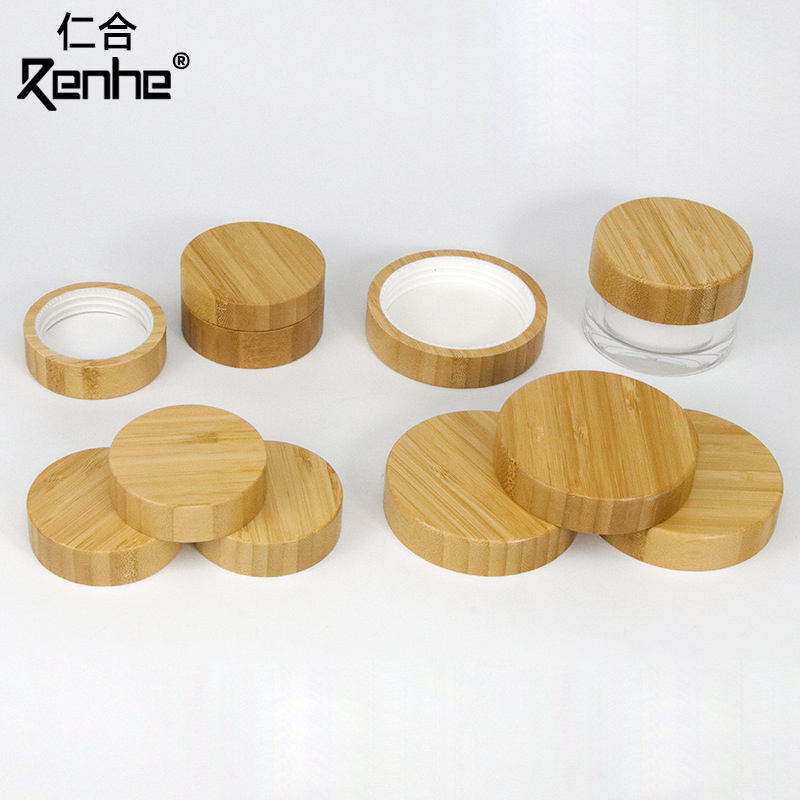 Wholesale 50ml 100ml Glass Supplement Jar with Wooden Lid Vitamin Storage Container Factory Direct Custom Packaging Wholesale 50ml 100ml Glass Supplement Jar with Wooden Lid Vitamin Storage Container Factory Direct Custom Packaging