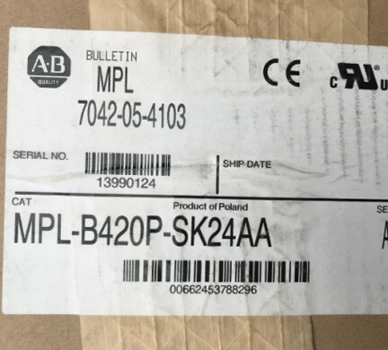 Сервомотор Allen Bradley MPL-B430P-SJ72AA Бюллетень MPL LL