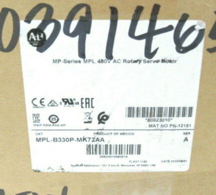 Сервомотор Allen Bradley MPL-B430P-SJ72AA Бюллетень MPL LL