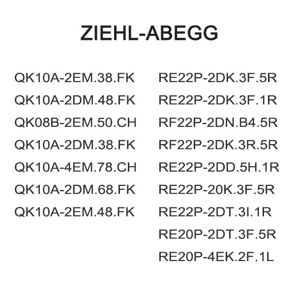 Бренд-новый ZIEHL-ABEGG FN080-SDS.6N.V7P5 компактный осевой вентилятор быстрая доставка