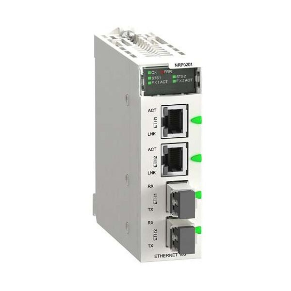 Оригинальный новый преобразователь Schneider Modicon BMXNRP0201 Fiber Converter Module 100Mbps для PLC M340 M580