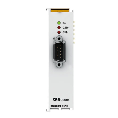Beckhoff EL6751 EtherCAT терминал 1-канальный модуль связи CANopen Master Slave