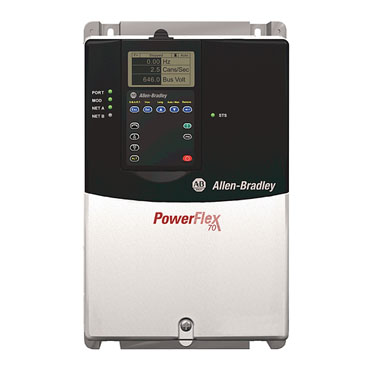 Allen‑Bradley 20AE9P0A3AYNNNC0 PowerFlex 70 AC привод 9 A при 7.5 л.с. 20A
