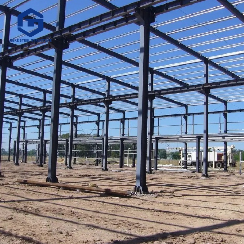 Industrial Prefabricated Prefab Warehouse Building Storage Shed Design Construction Building Steelwork Structure