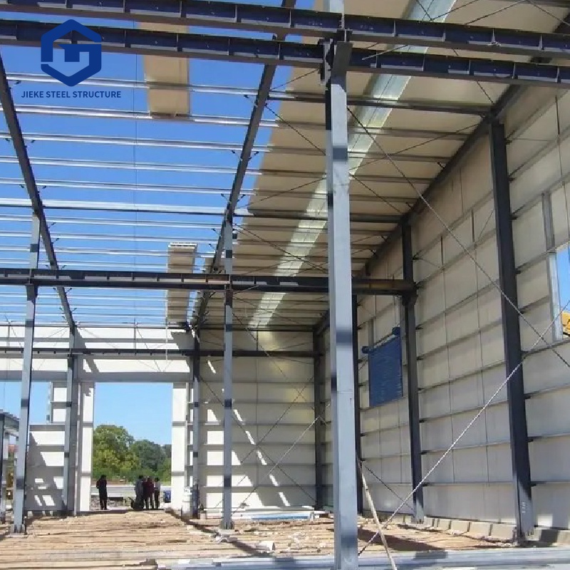 Industrial Prefabricated Prefab Warehouse Building Storage Shed Design Construction Building Steelwork Structure