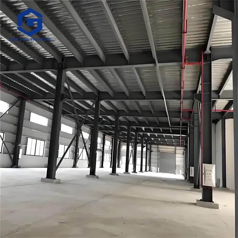 Modern Prefabricated Steel Structure Warehouse With Welded Frame Custom Made Solutions 3D Model Design 
