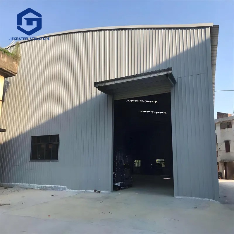Modern Prefabricated Steel Structure Warehouse With Welded Frame Custom Made Solutions 3D Model Design 