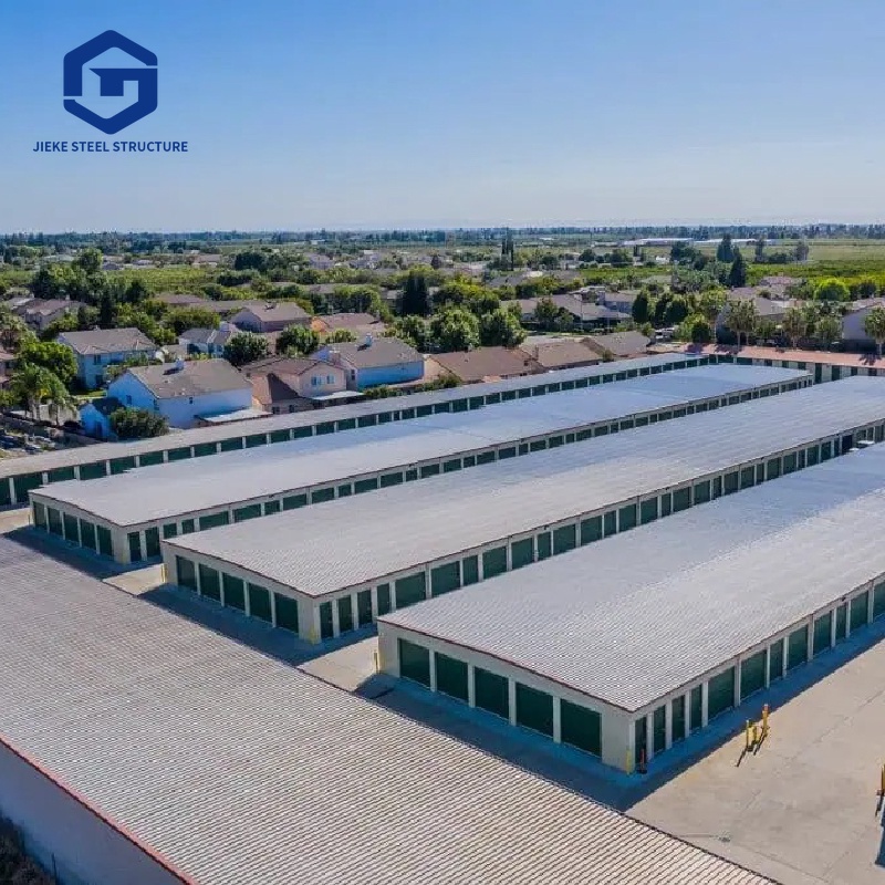 Modern Prefabricated Steel Structure Warehouse With Welded Frame Custom Made Solutions 3D Model Design 