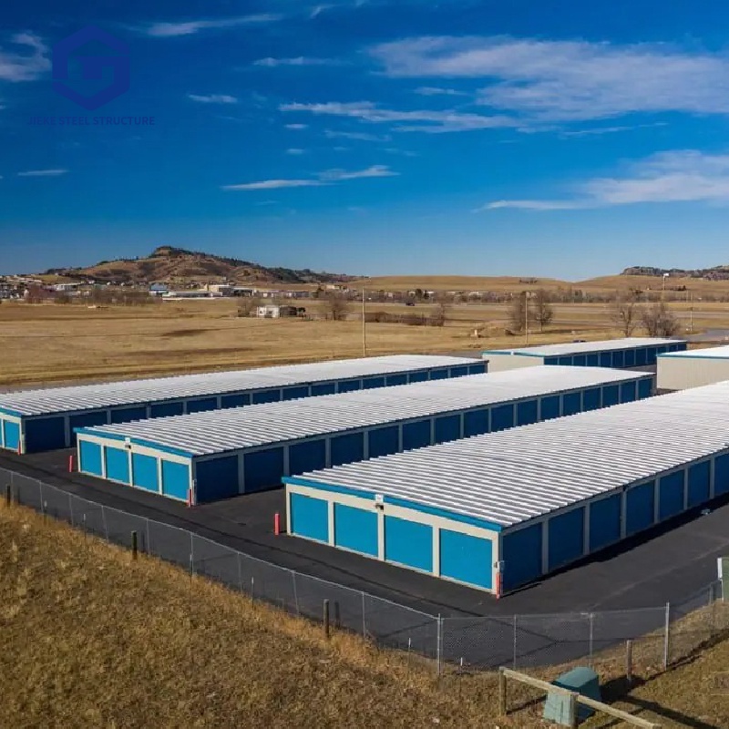 Modern Prefabricated Steel Structure Warehouse With Welded Frame Custom Made Solutions 3D Model Design 